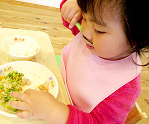 給食へのこだわりの画像